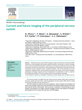 Current and Future Imaging of the Peripheral Nervous System