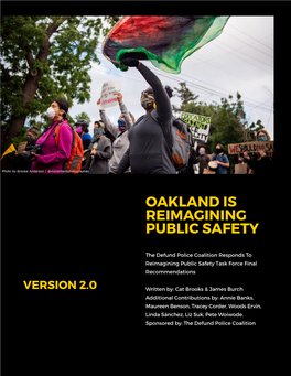 Oakland Is Reimagining Public Safety