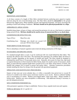 Silt Fence Definition and Purpose
