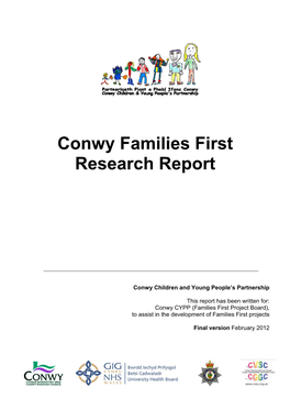 Conwy Families First Research Report