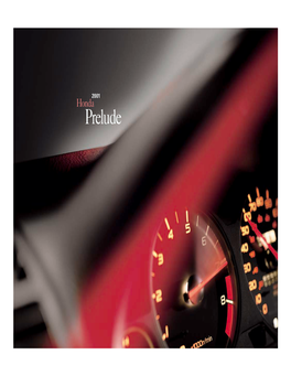 2001 Honda Prelude Brochure