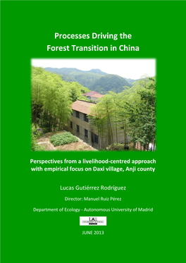 Processes Driving the Forest Transition in China