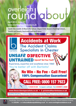 Accidents at Work the Accident Claims Specialists in Chester