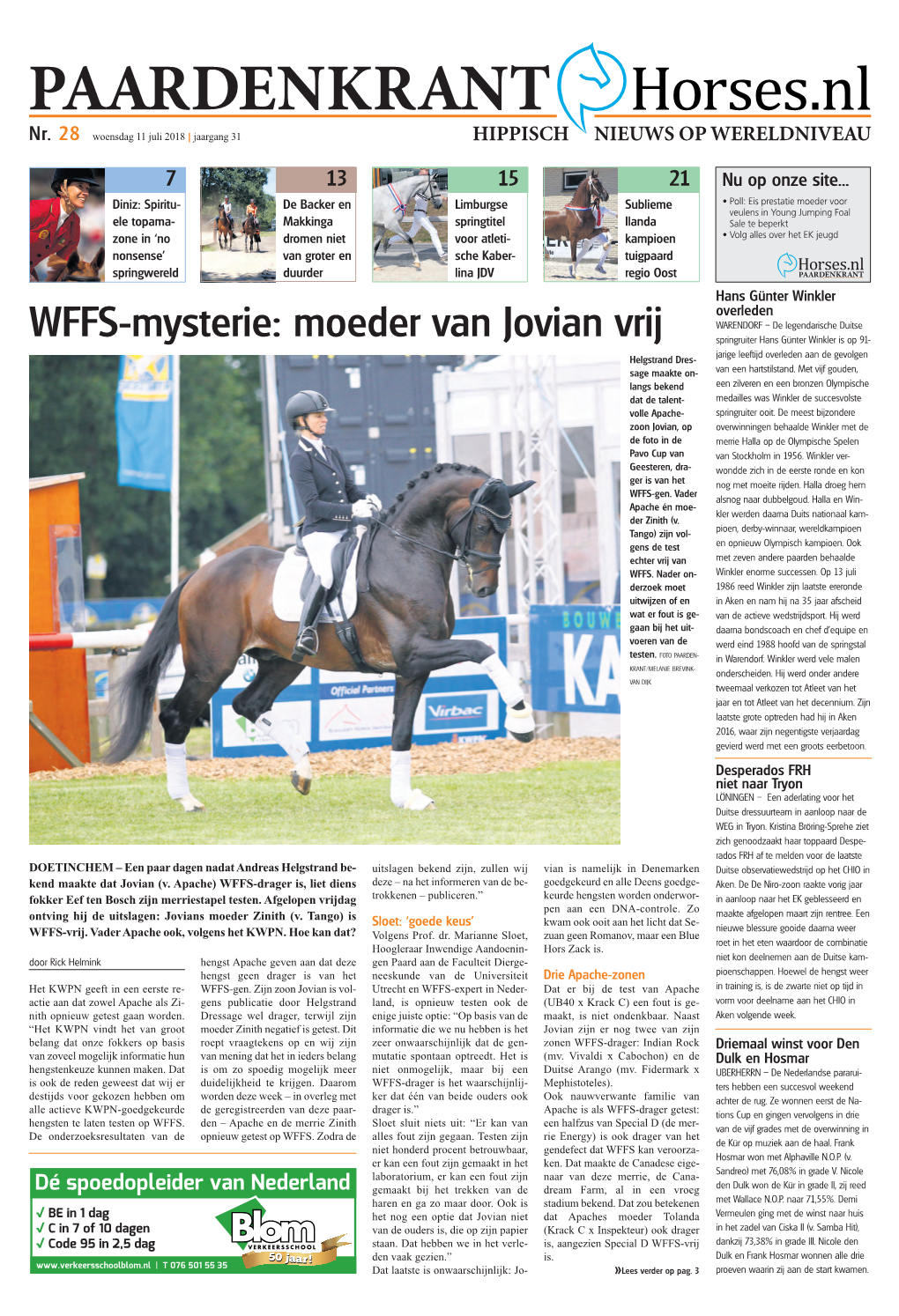 PAARDENKRANT Horses.Nl