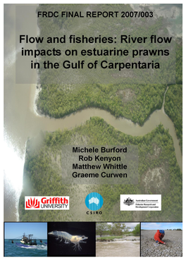 River Flow Impacts on Estuarine Prawns in the Gulf of Carpentaria