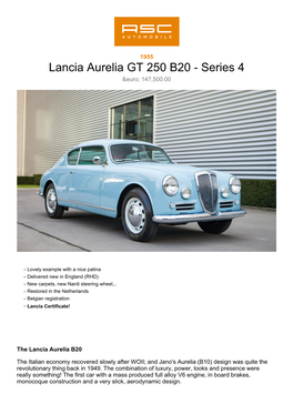 Download PDF Lancia Aurelia GT 250
