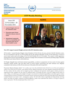 OTP Weekly Briefing