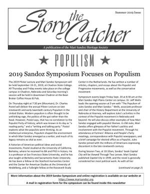 2019 Sandoz Symposium Focuses on Populism