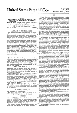 United States Patent 0