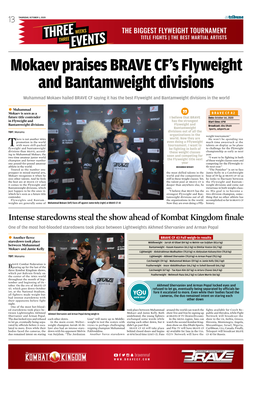 Mokaev Praises BRAVE CF's Flyweight and Bantamweight