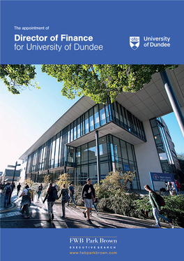 Director of Finance for University of Dundee