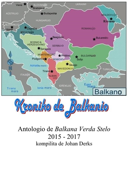Antologio De Balkana Verda Stelo 2015