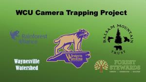 WCU Camera Trapping Project Project Objectives