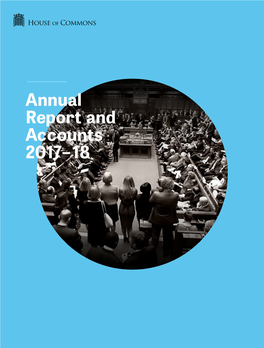 House of Commons Annual Report and Accounts 2017-18