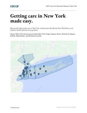 Getting Care in New York Made Easy
