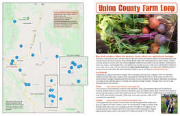 Union County Farm Loop Map 2020 Digital
