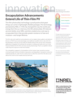 Encapsulation Advancements Extend Life of Thin-Film PV, The