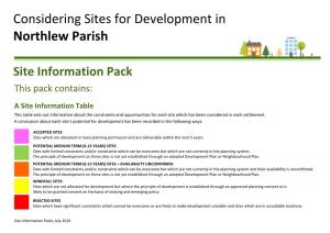 Considering Sites for Development in Northlew Parish