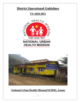 District Operational Guideline for NUHM 2020-21