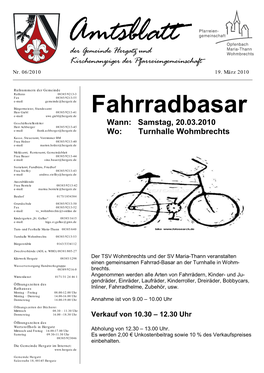 Fahrradbasar E-Mail: Uwe.Giebl@Hergatz.De