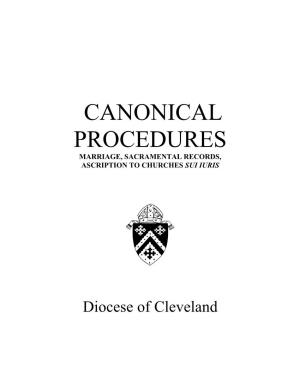 Canonical Procedures