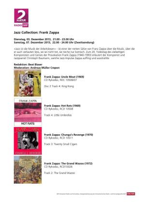 Jazz Collection: Frank Zappa