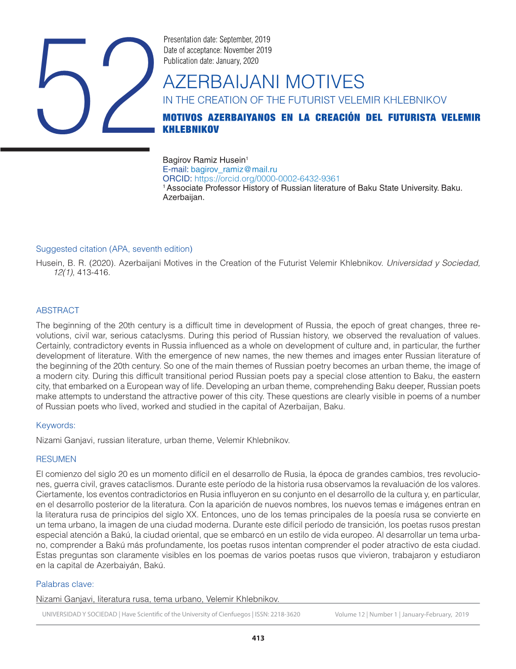 Azerbaijani Motives