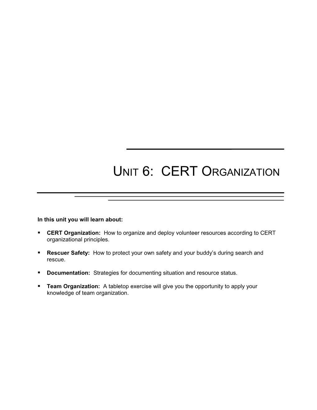 Unit I: Course Overview and Introduction s1