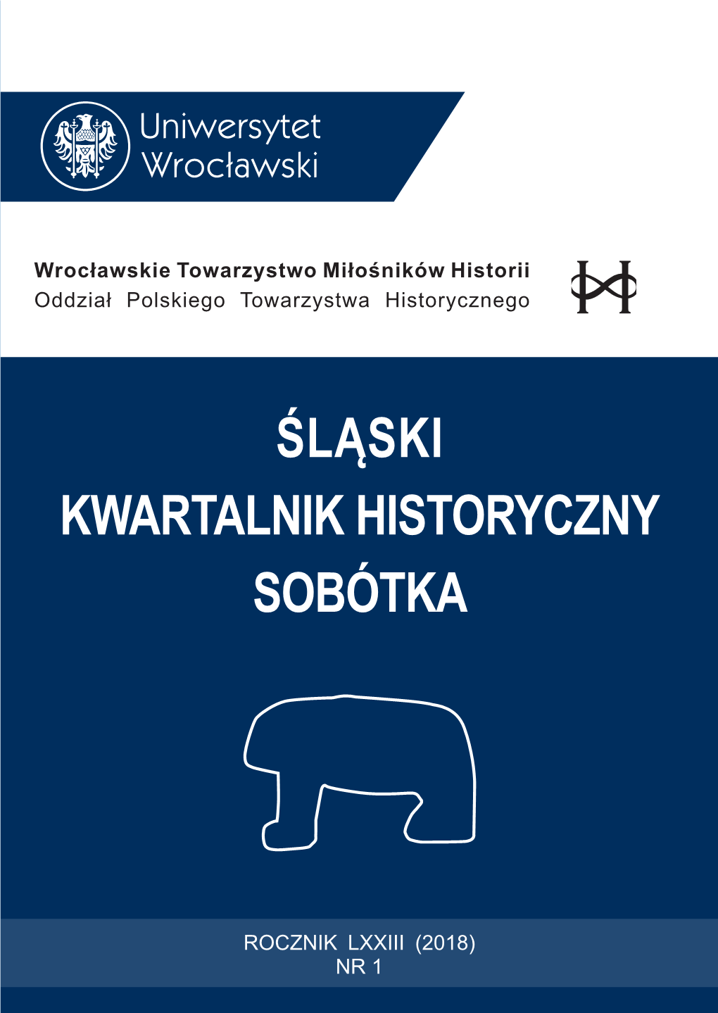 Śląski Kwartalnik Historyczny Sobótka. 2018, Nr 1