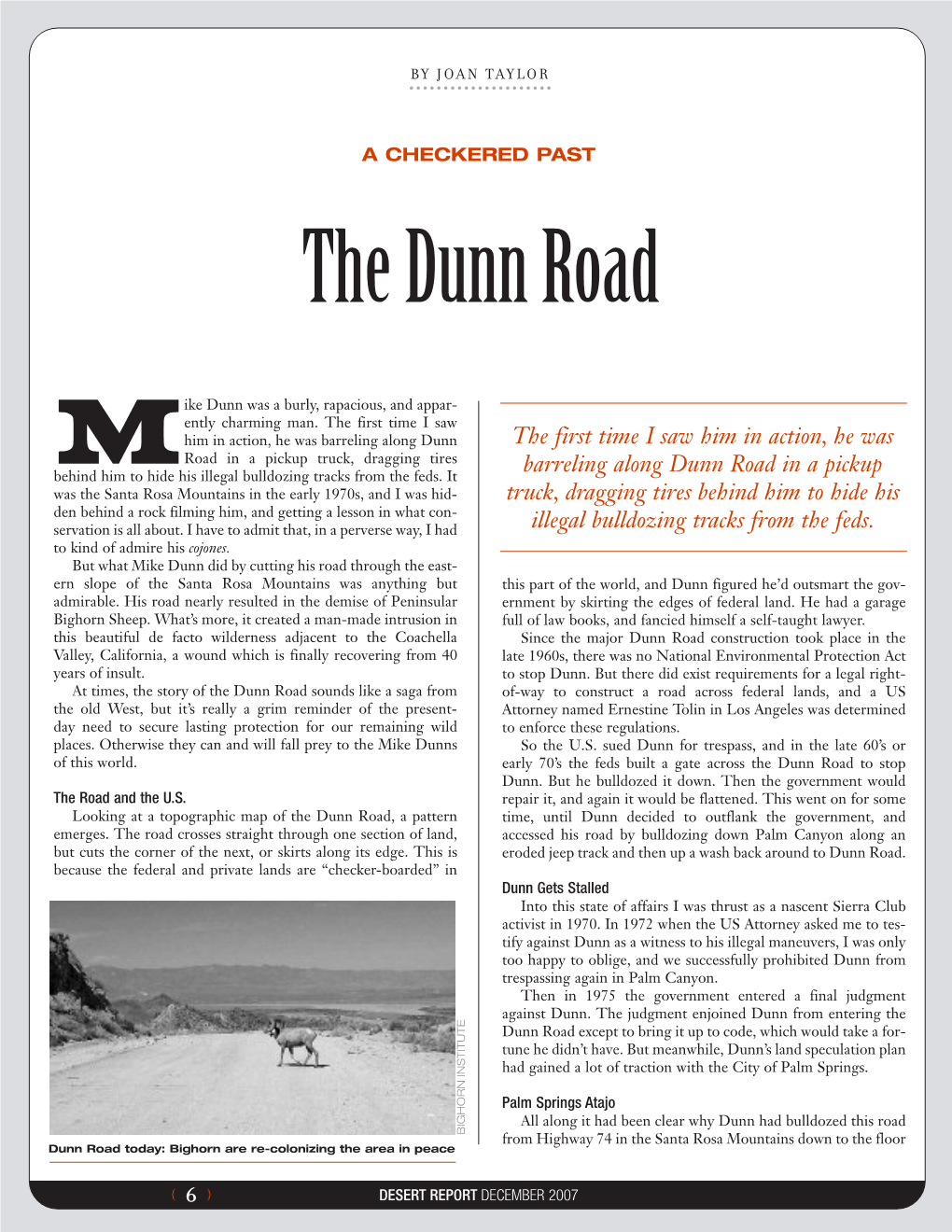 The Dunn Road