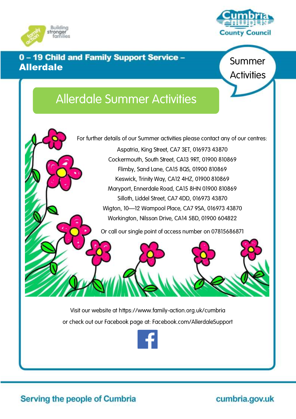 Allerdale Summer Activities