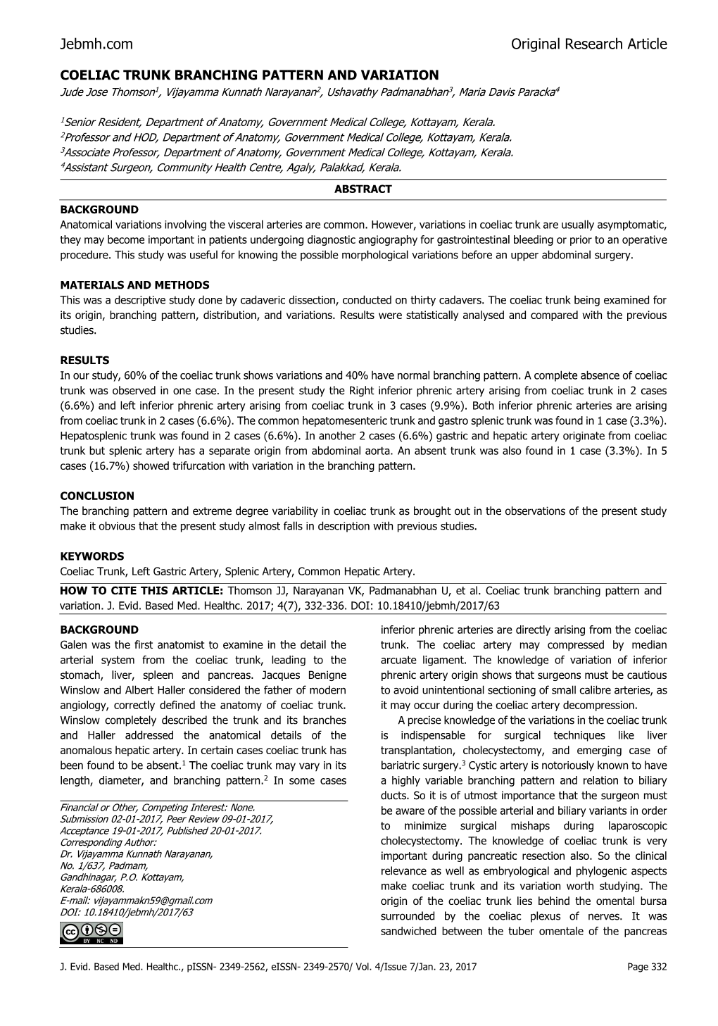 Jebmh.Com Original Research Article