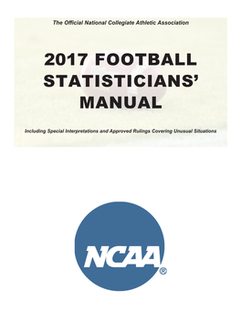 2017 Football Statisticians' Manual