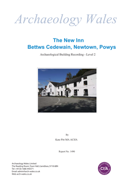 The New Inn Bettws Cedewain, Newtown, Powys