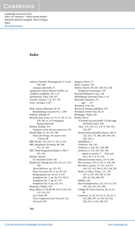 Adorno, Theodor Wiesengrund, 57–8, 82, 349, 360 Musique