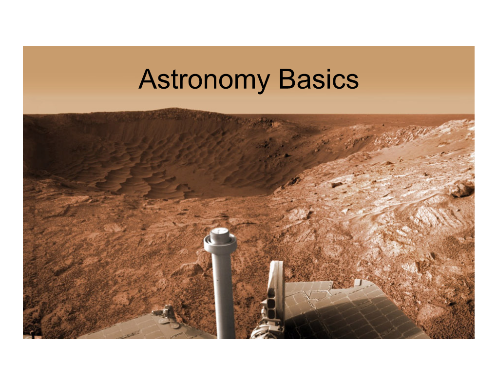 Astronomy Basics Large And Small Numbers Astronomers Work With Very ...