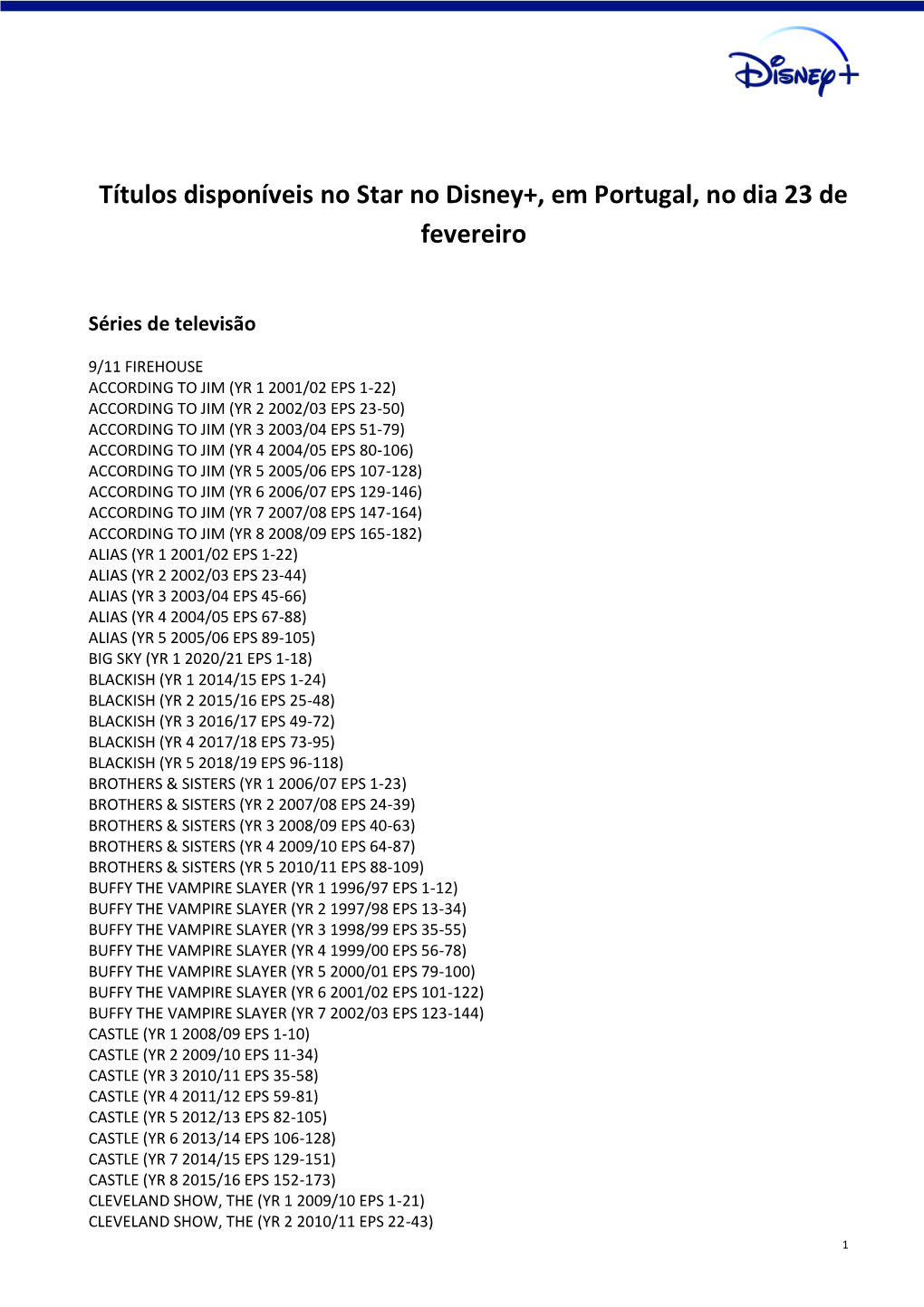 Informação À Imprensa – XX De Abril De 2008