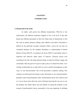 CHAPTER I INTRODUCTION A. Background of the Study in Reality