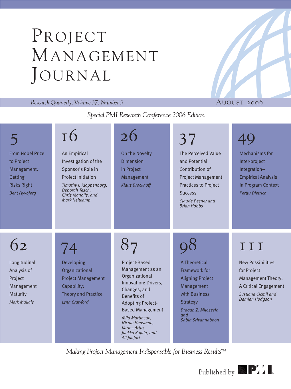Project Management Journal