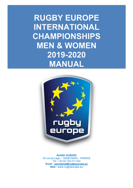 Rugby Europe International Championships Men & Women