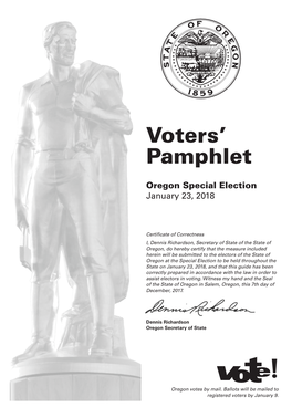 Voters' Pamphlet