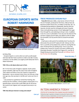 European Exports with Robert Hammond