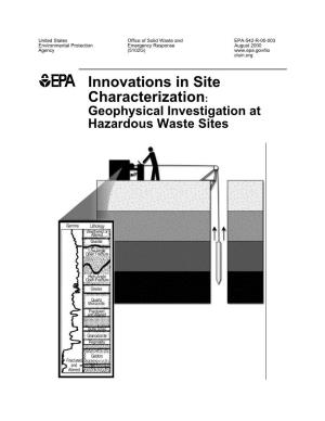 Geophysical Investigation at Hazardous Waste Sites