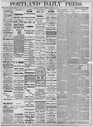 Portland Daily Press: December 21, 1875