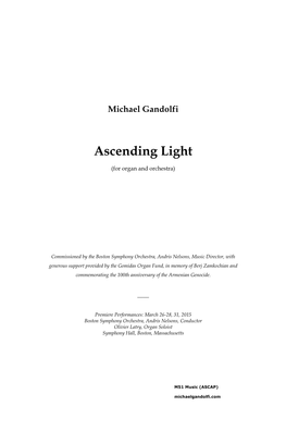 Ascending Light