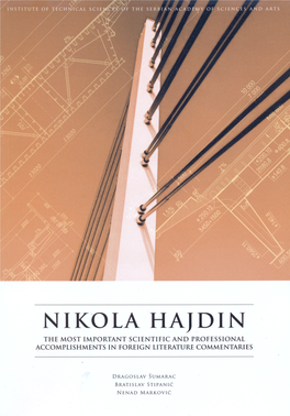 The Most Important Scientific and Professional Nikola Hajdin