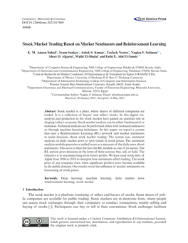 Stock Market Trading Based on Market Sentiments and Reinforcement Learning