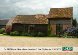 The Mill House, Manor Farm Courtyard, West Hagbourne, OX11