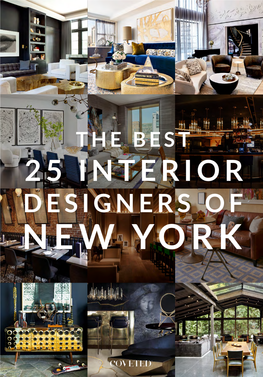 Designers of New York 2 3 the Best 25 Interior Designers of New York