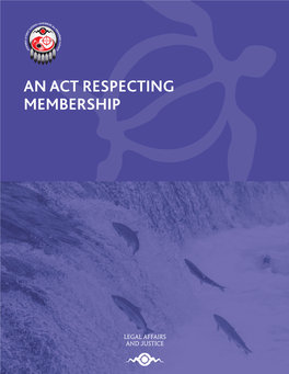 An Act Respecting Membership